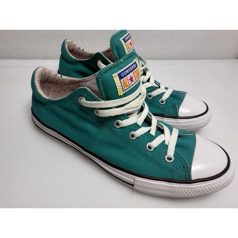 Converse Teal All-Star Madison Ox‎ Low Top Shoes Sneakers Junior Size 6 Confetti
